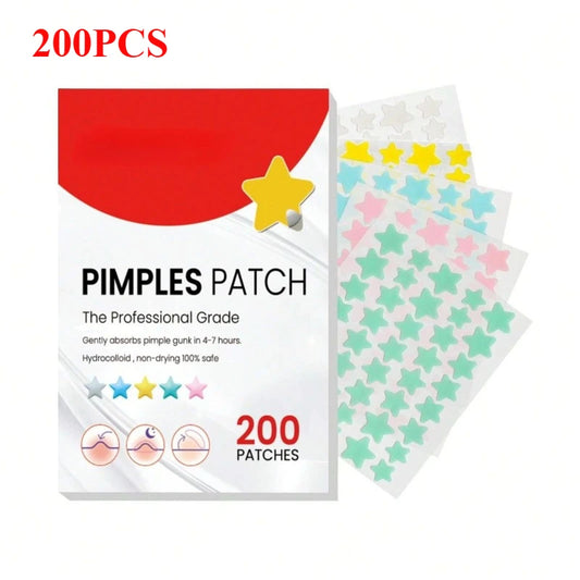 400Pcs Star Acne Patches Invisible Pimple Cover for Face Oil Control Spot Treatment Cute Sticker for Covering Zits and Blemishes