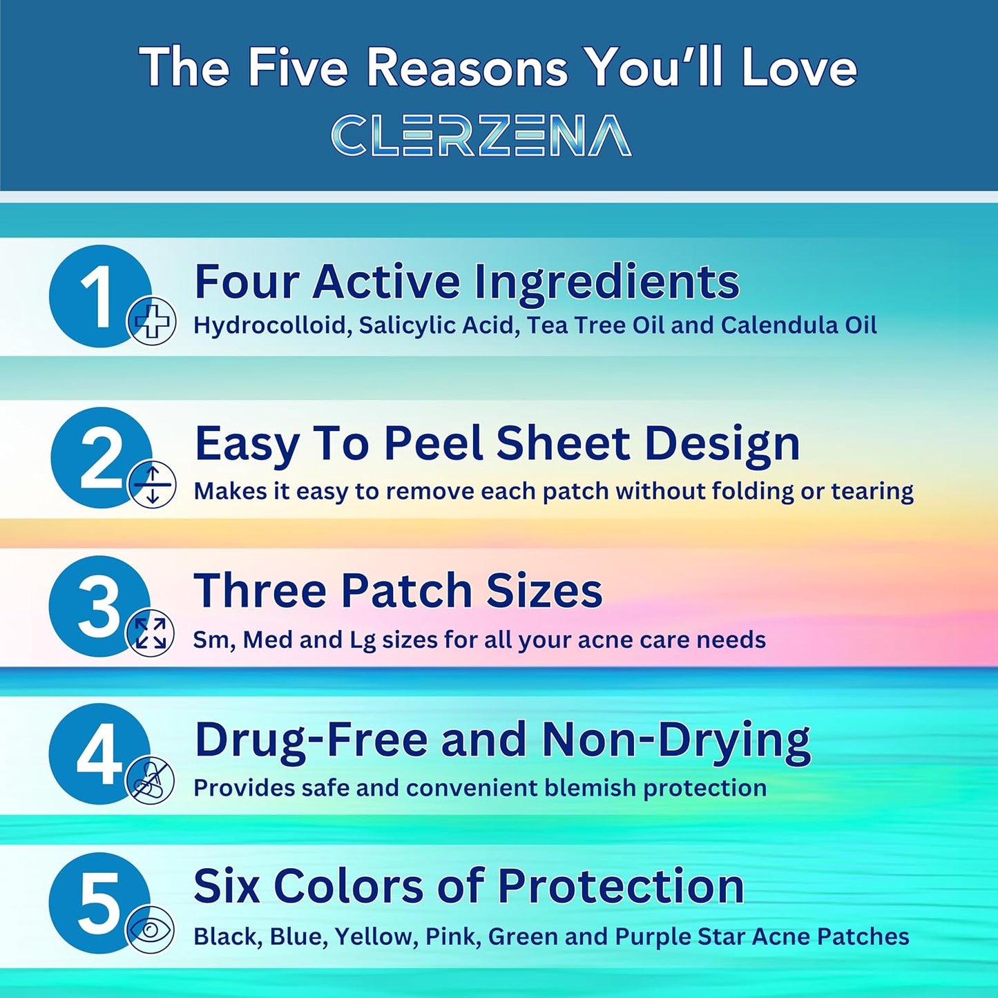 Star Pimple Patches for Face | Star Acne Patches Salicylic Acid, Tea Tree Oil and Calendula Oil | Star Pimple Patches Cute Teen Acne Treatment for Girls
