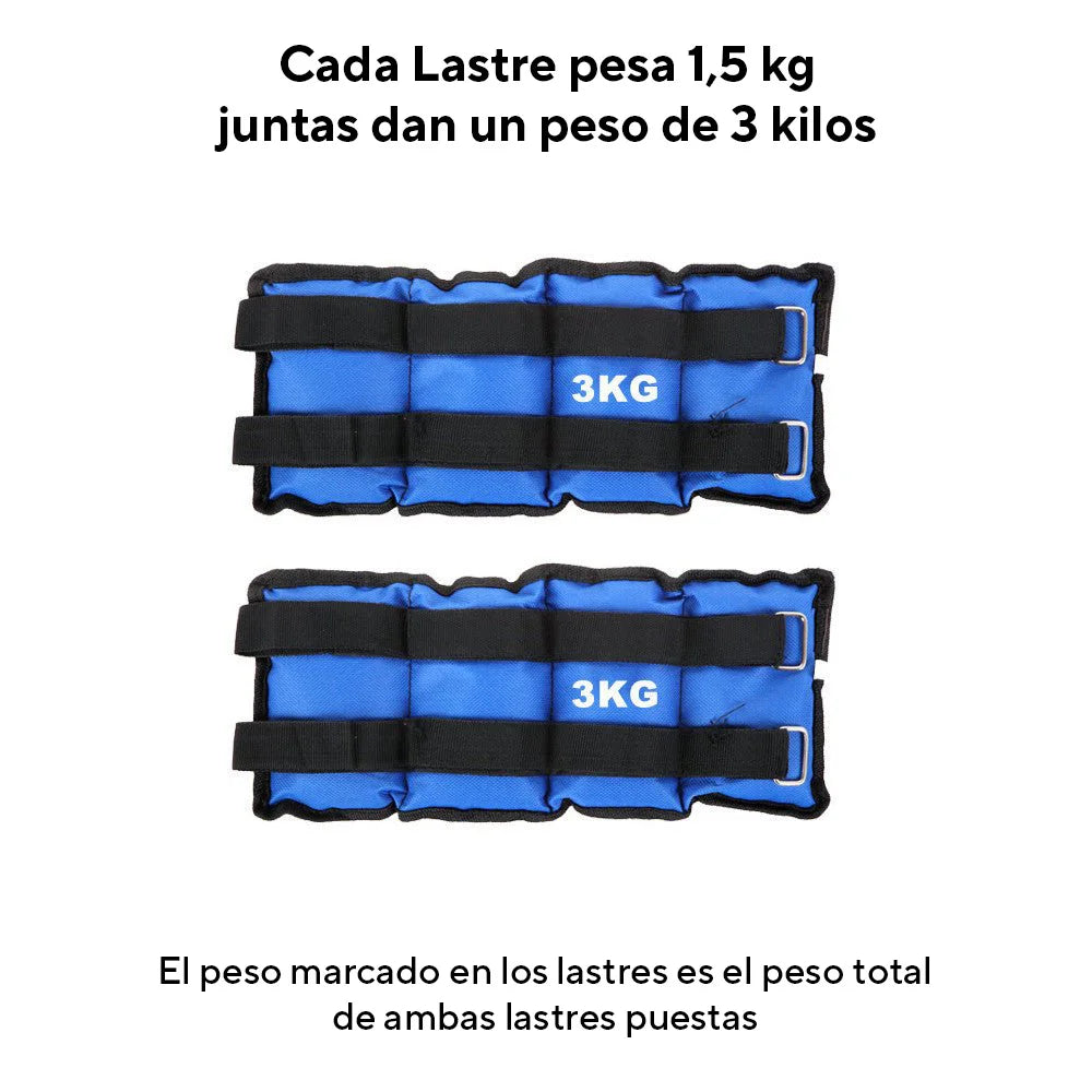 Kmt Style - Ankle and Wrist Weights from 1 to 5 Kilos, Adjustable Double Strap Weights, Fitness, Exercise, Gym, Weights, Gym, Ankle Brace, Wrist Brace - Kmt Style