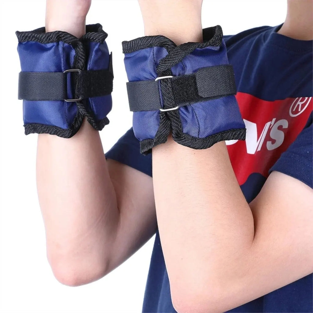 Kmt Style - Ankle and Wrist Weights from 1 to 5 Kilos, Adjustable Double Strap Weights, Fitness, Exercise, Gym, Weights, Gym, Ankle Brace, Wrist Brace - Kmt Style