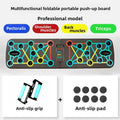 Portable Multi-Functional Push-Up Board Set - Foldable Sports Equipment - Home Gym Muscle Strength Machine - Pistol Support