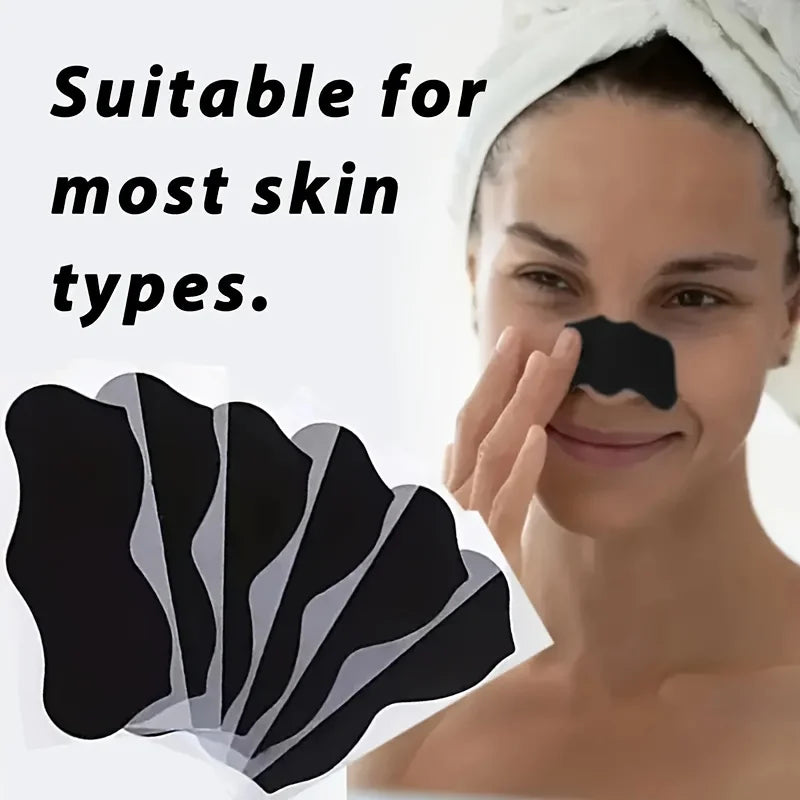 10pc/20pc/50pc/100pc Nose Cleansing Blackhead Pore Remover Patch - Deep Cleansing Pores Gentle Exfoliation for Facial Care