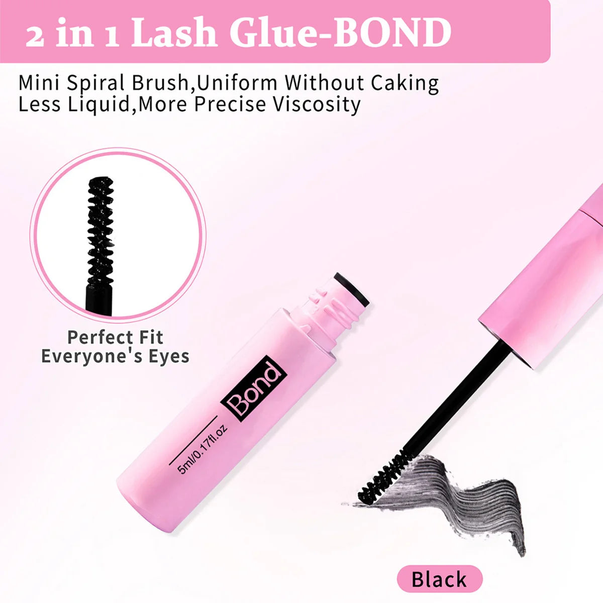 DIY Lash Clusters Kit Wispy Lash Extension with Lash Bond And Seal And Eyelash Tweezers Makeup