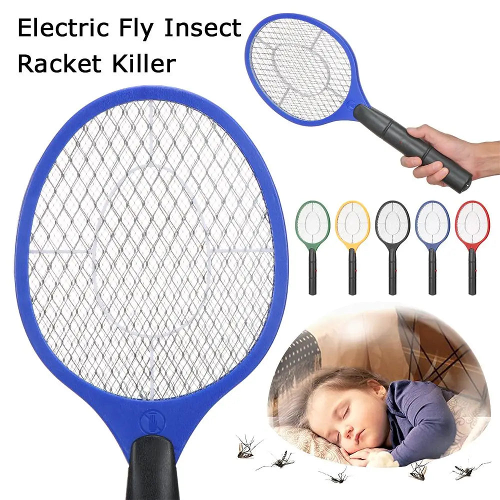 Summer Supplies Plastic Electric Fly Insect Racket Mosquito Wasp Portable Mosquitos Killer 5 Colors Anti Mosquito Outdoor